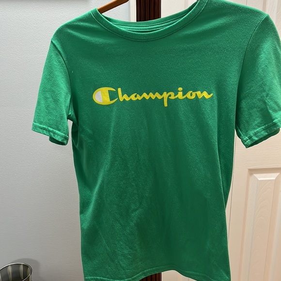 Champion Tops - Women: Champion Tee Size:XL Color Green